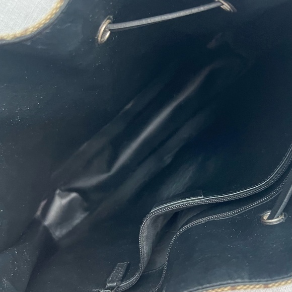 Gucci Monogram bag Canvas and black leather - Picture 8 of 10